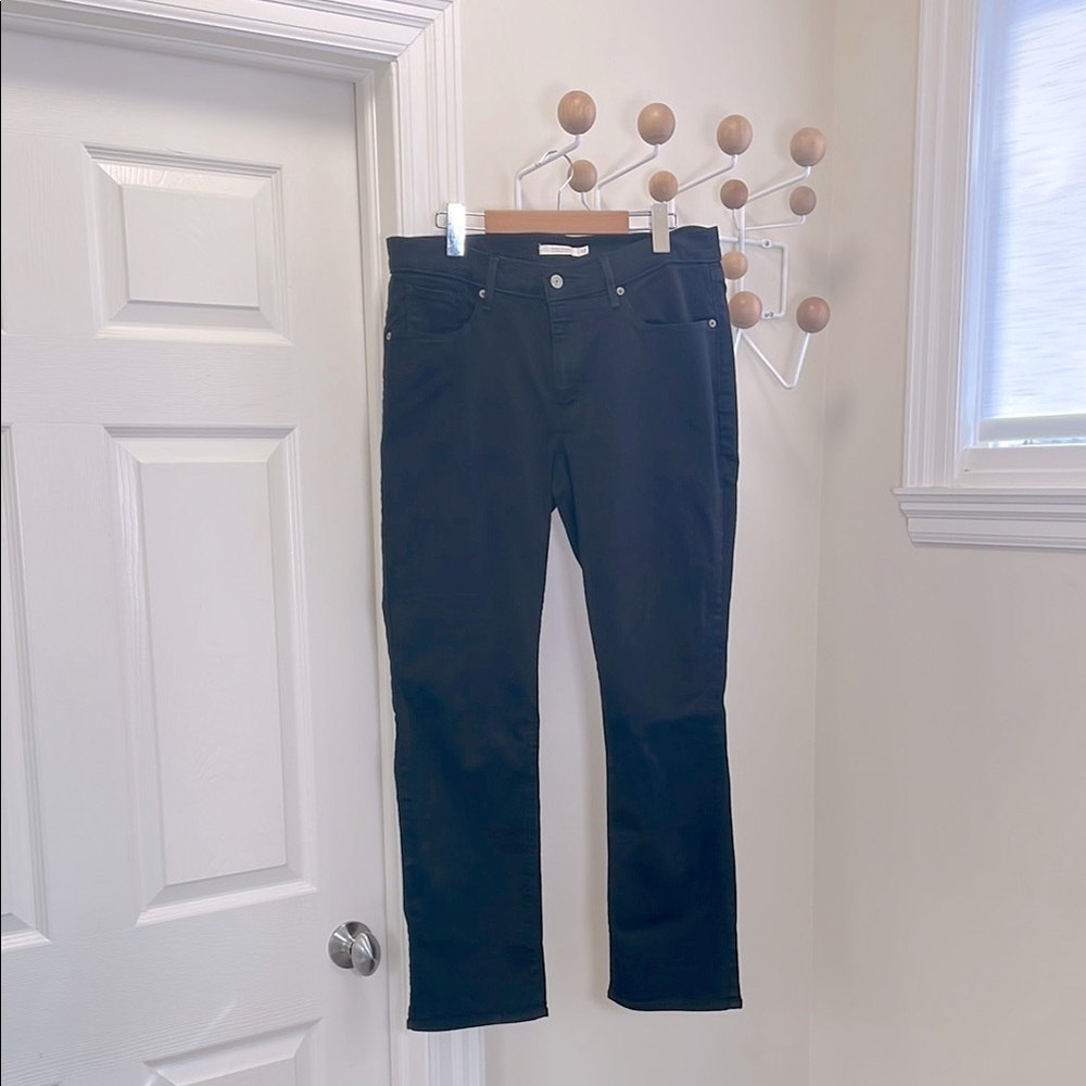 Levi's - Classic Straight Denim Jeans - Black - 12 or 31x30